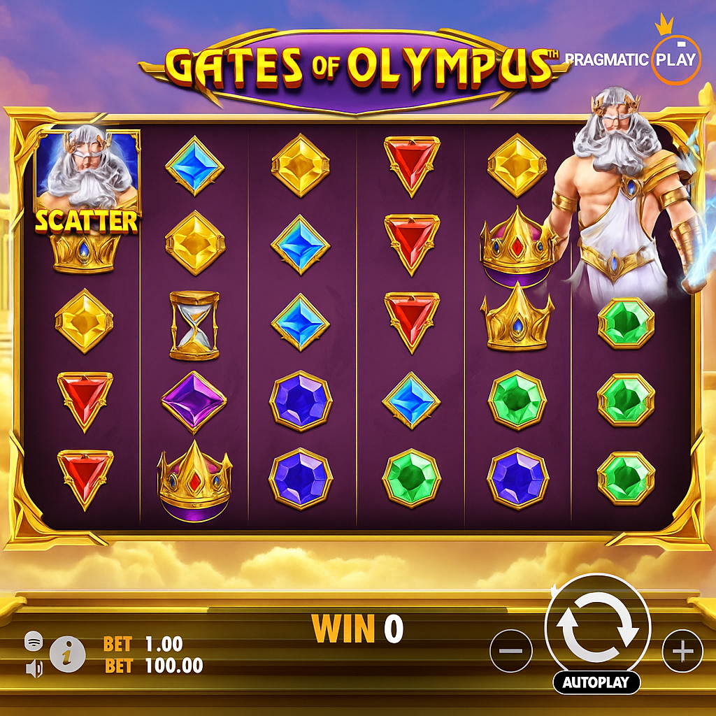 HugoBets - Gates of Olympus Slot Game